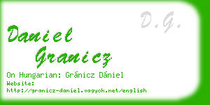 daniel granicz business card